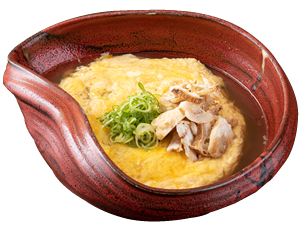 卵とじかすうどん